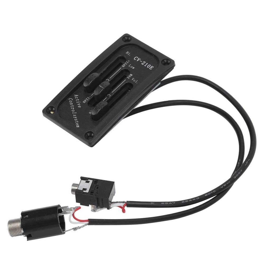 Violin Pickup Adjustable Silent EQ Equalizer Accessory Set Kit for Electric