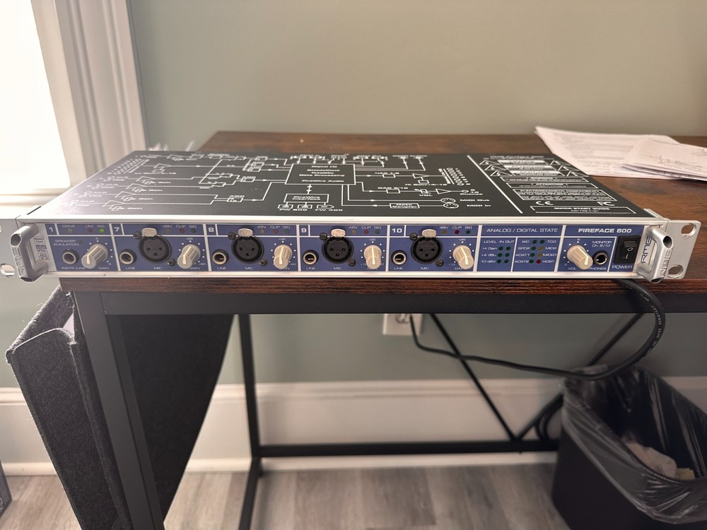 RME FireFace 800 Firewire Digital Audio Recording Interface