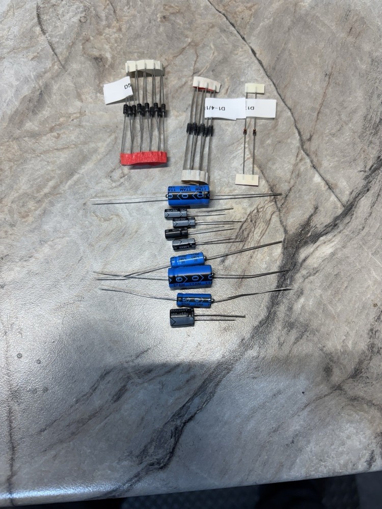 Heathkit Semiconductor  Curve Trace IT-1121 Component Kit Capacitor Diodes