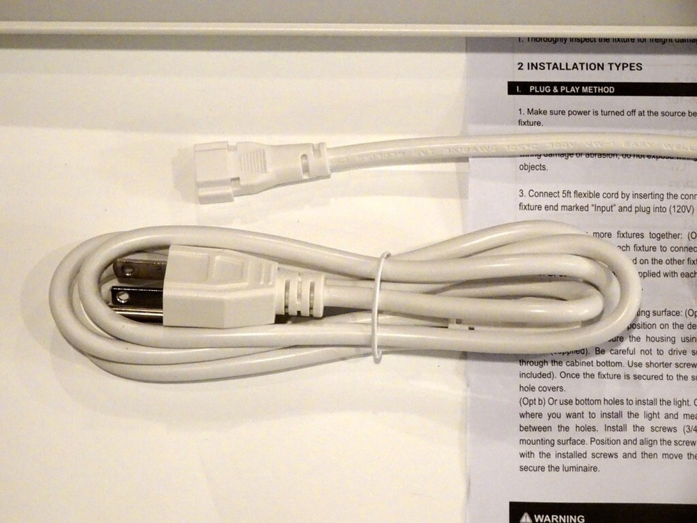 Parmida 24" Dimmable LED Under Cabinet Light With Adjustable Lens Angle, NEW