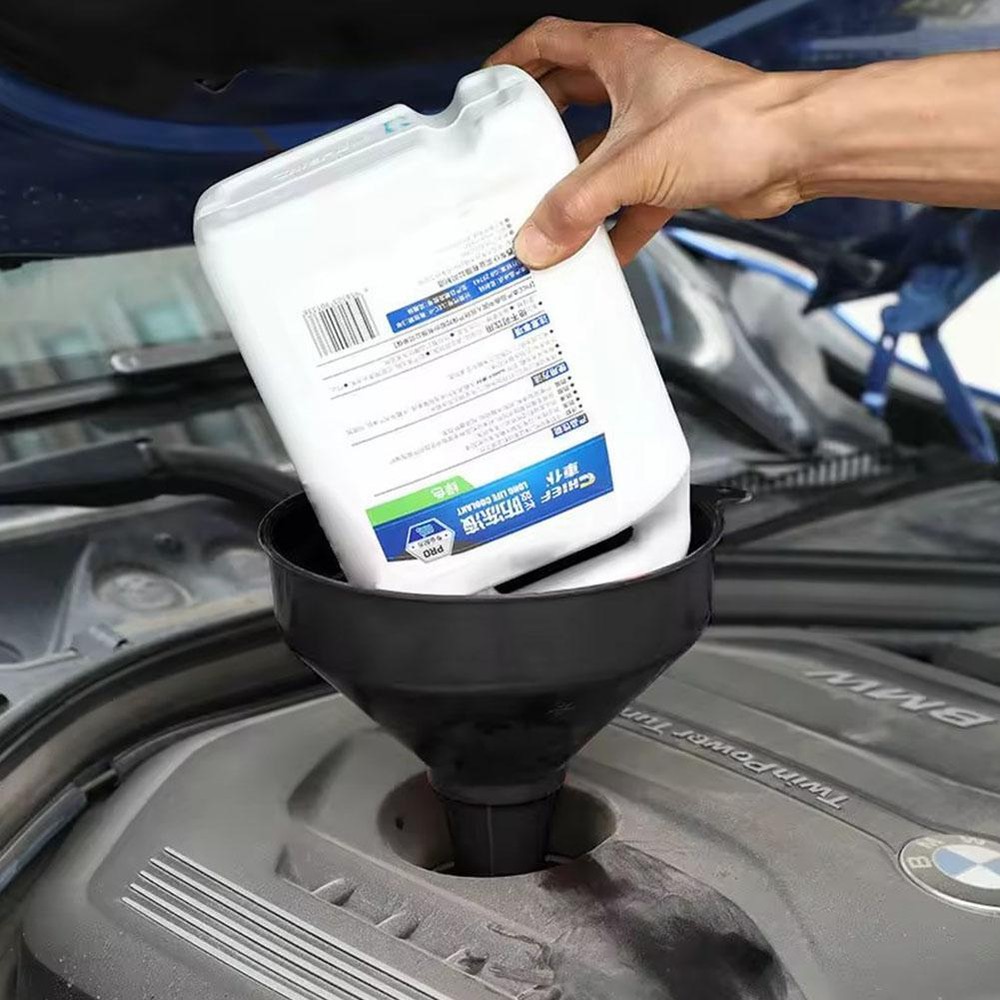 Refueling Plastic Funnel Oiler Filter Mesh Screen Strainer For Car Motorcycle