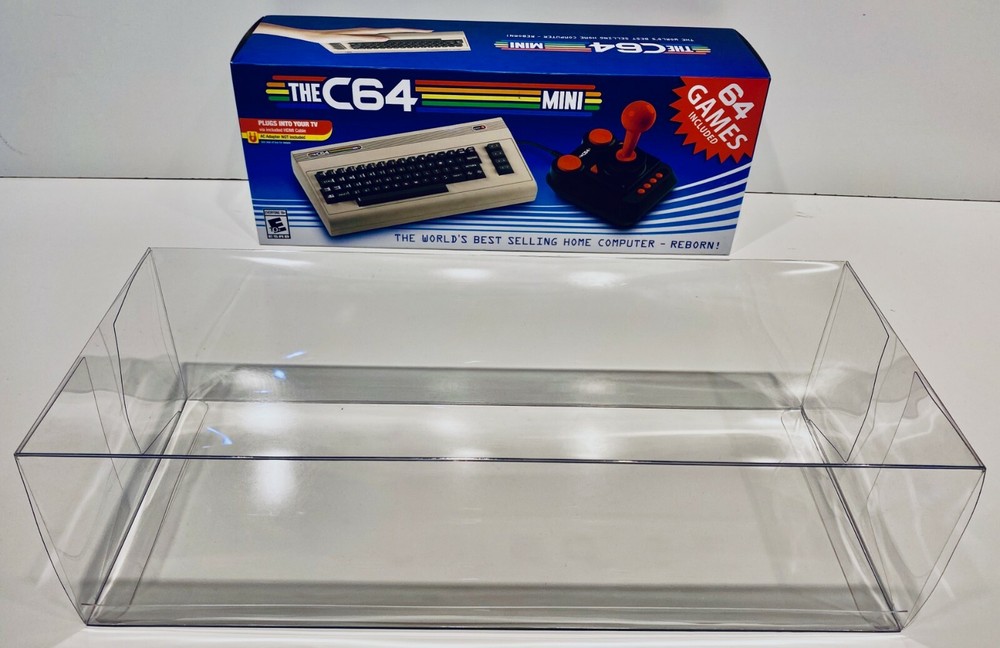 1 Box Protector for C64 MINI Console Clear Display Case Commodore 64 Classic