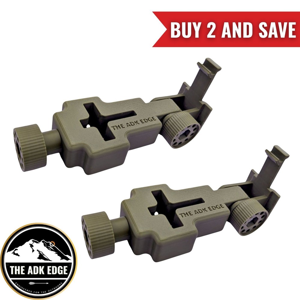 2-Pack T-Post Moultrie EDGE Trail Camera Mount – USA-Made, Tool-less, Adjustable