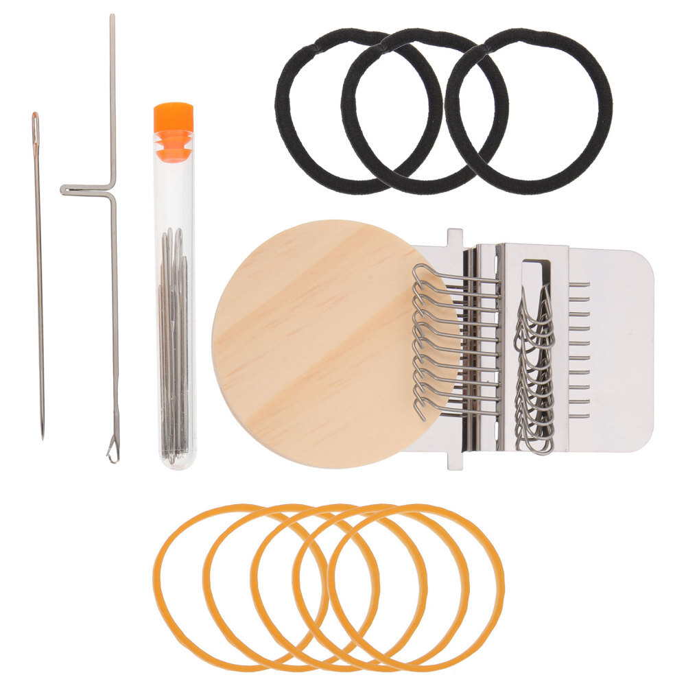 1 Set Small Weaving Loom Darning Loom Type Weave Tool Woven Machine Darning Tool