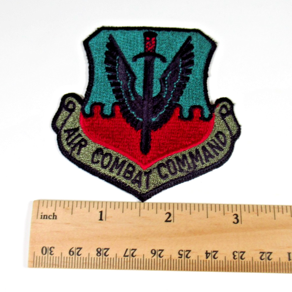 Air Combat Command Patch Vintage Air Force Embroidered Sew On