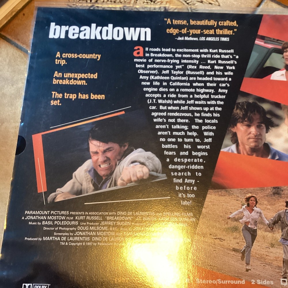 Breakdown (Laserdisc)