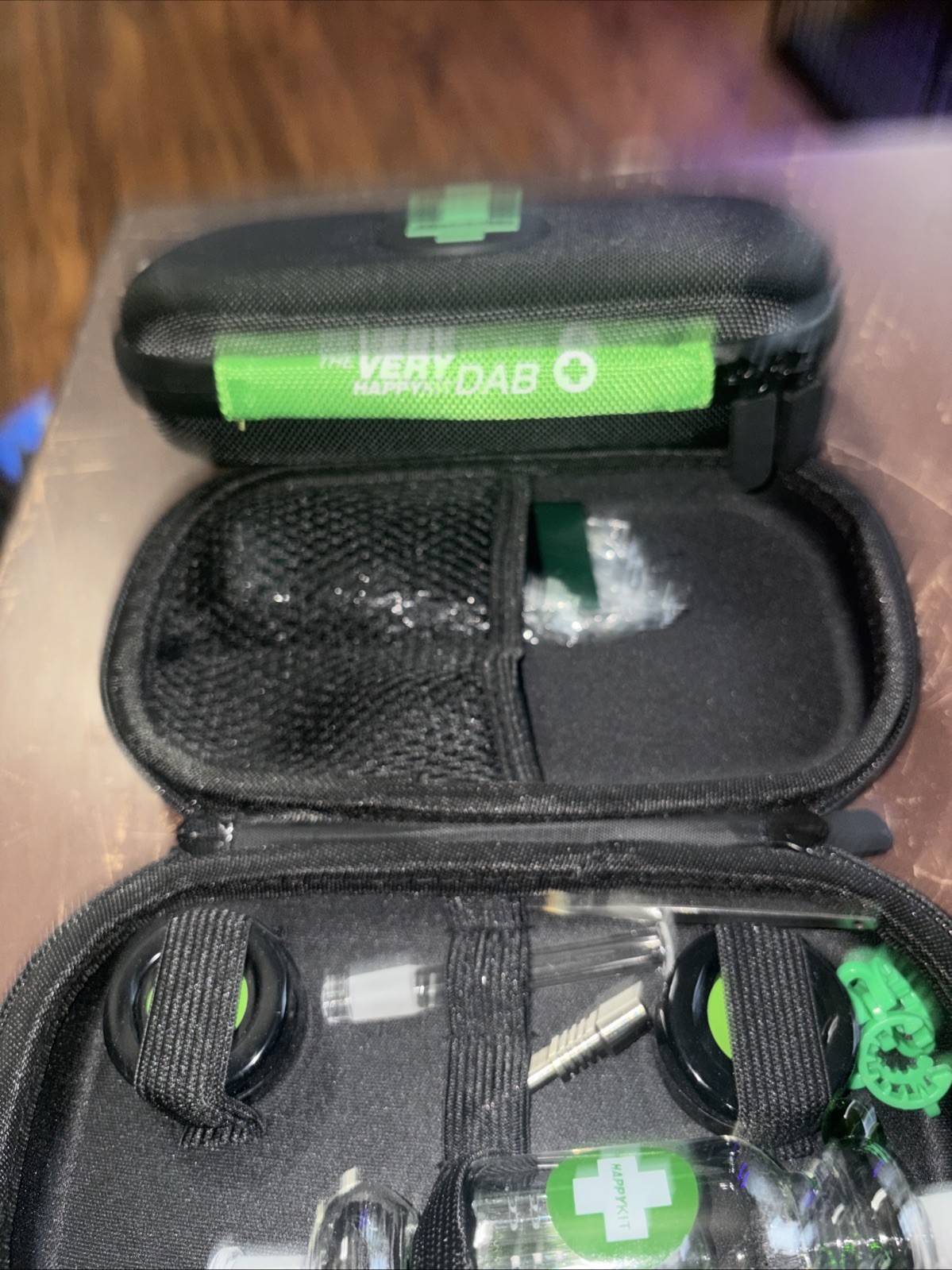 HAPPY DAB KIT GREEN & BLACK NEW WITHOUT TGS Free Shipping