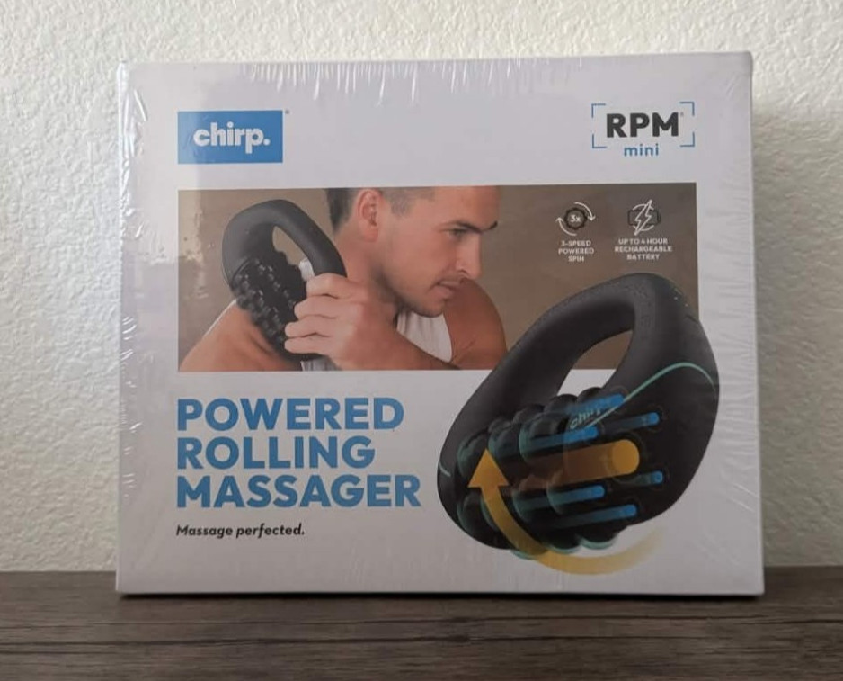 Chirp RPM Mini Powered Muscle Rolling Massager - 3 Speeds - NEW SEALED