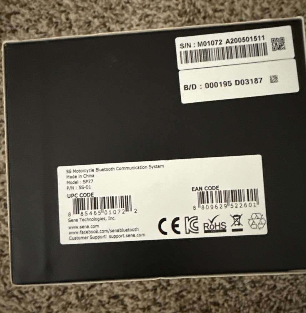 Motorcycle Bluetooth Communication System