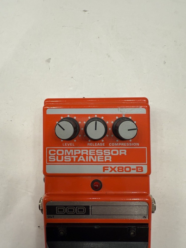 DOD Digitech FX80B Compressor Sustainer Vintage Guitar Effect Pedal *READ*
