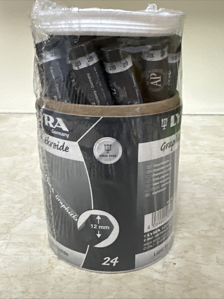 LYRA Graphite Crayons 24pc Set 12mm Pencils