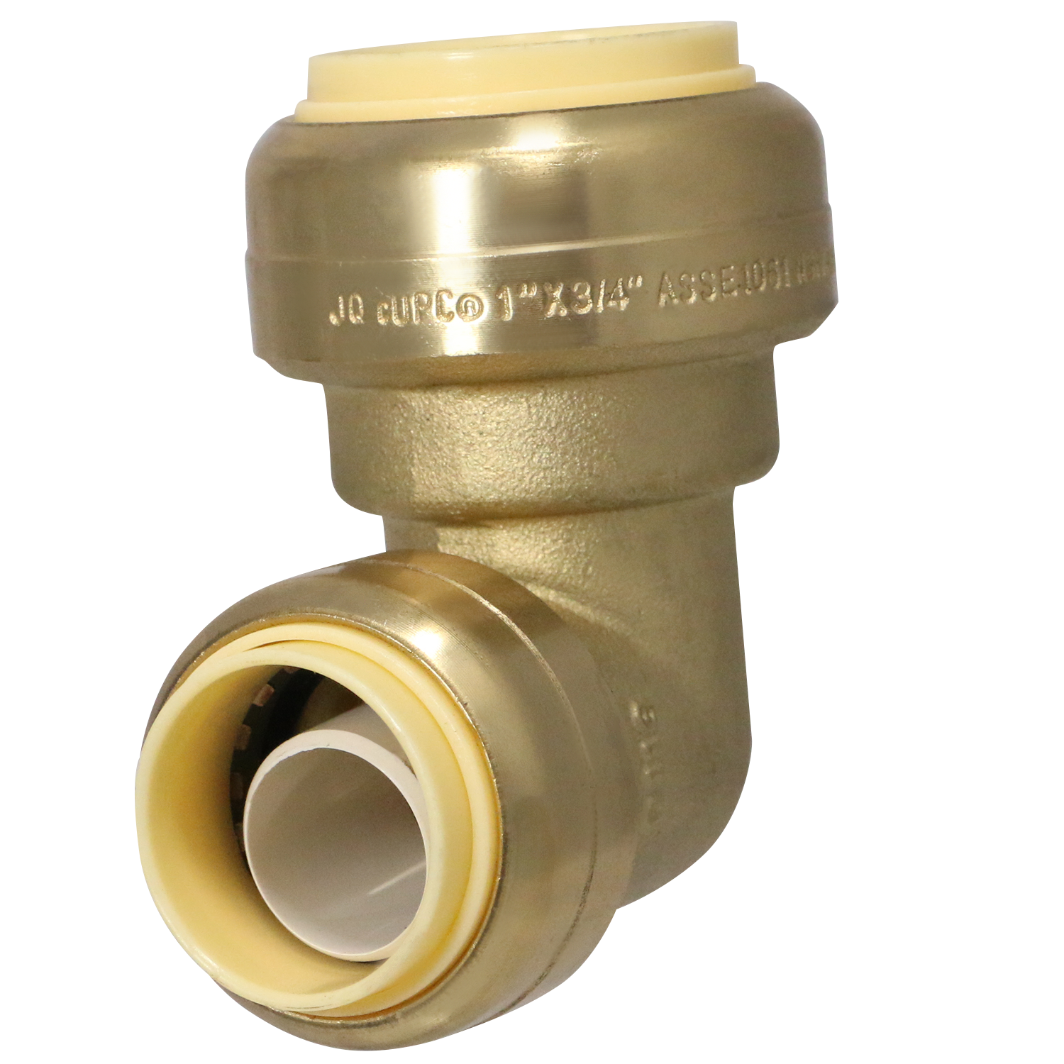 1 Pc. 1" x 3/4" Push Fit Elbow, 1 x 3/4 Push To Connect Elbow