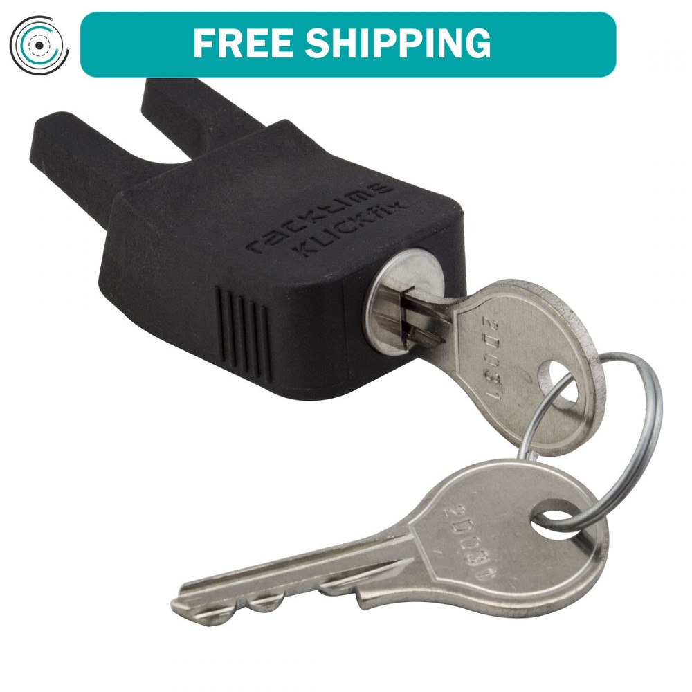 Racktime Secureit 1.0 Adapter Lock SnapIt Accessories Black