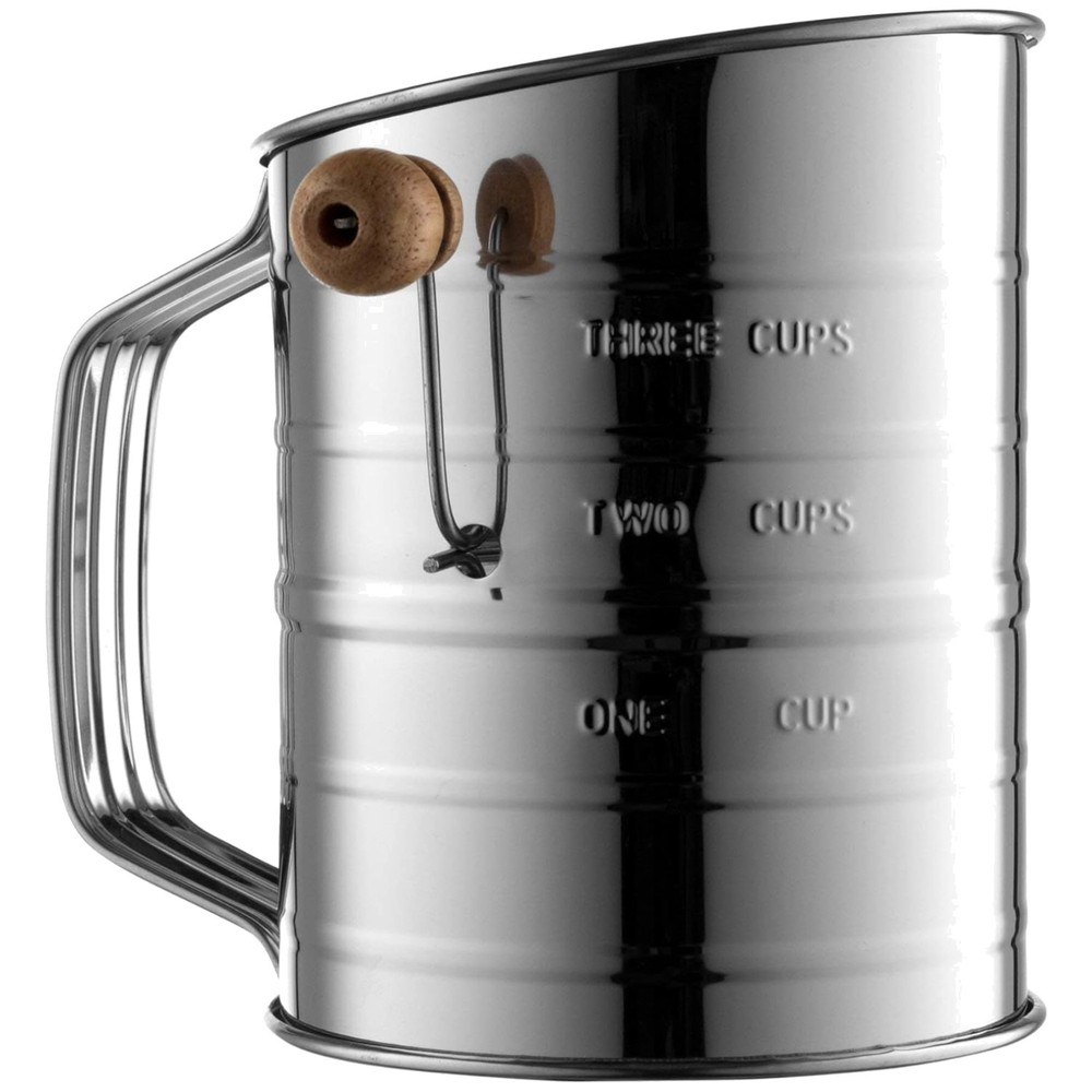 Compact 5 Cup Flour Sifter for Precision Sifting