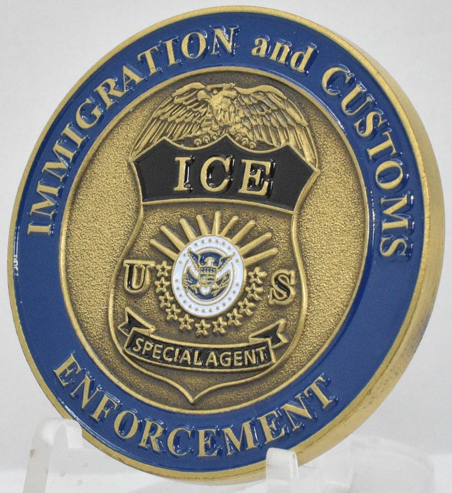 ICE Immigration Customs Enforcement Challenge Coin
