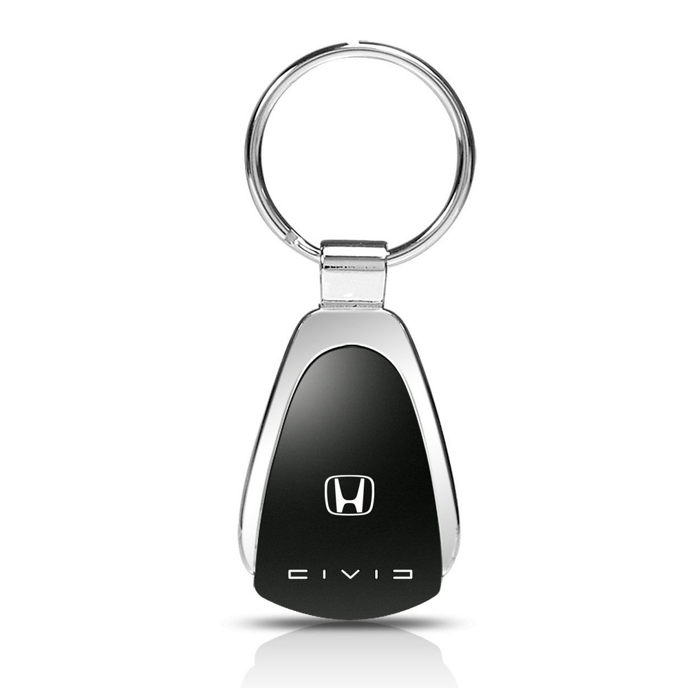 Honda Civic Reverse C Black Tear Drop Key Chain