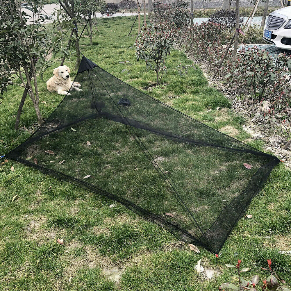 Outdoor Beach Camping Tent Mesh Mosquito Insect Bug Repellent Net Ultralight US