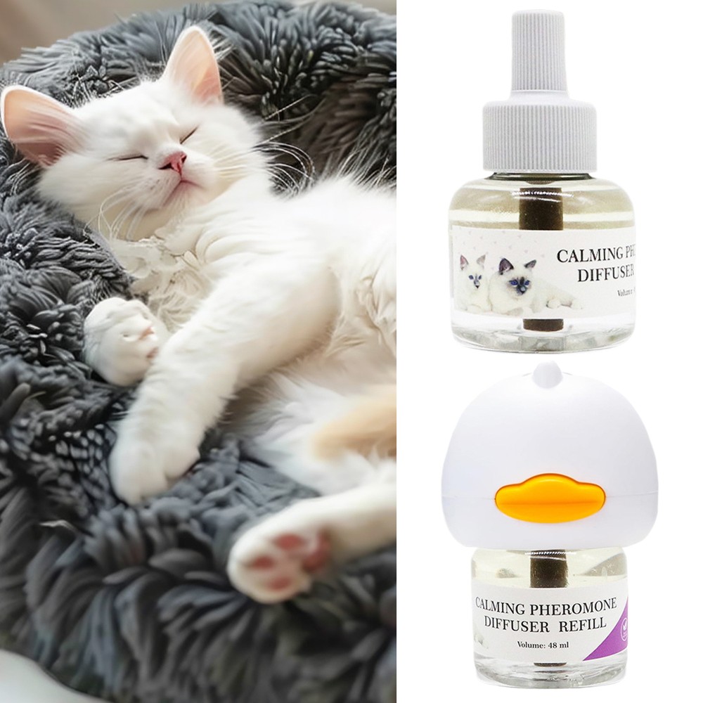Cat Calming Diffuser Support Soothing Stress Heating Diffuser Cat Pheromones