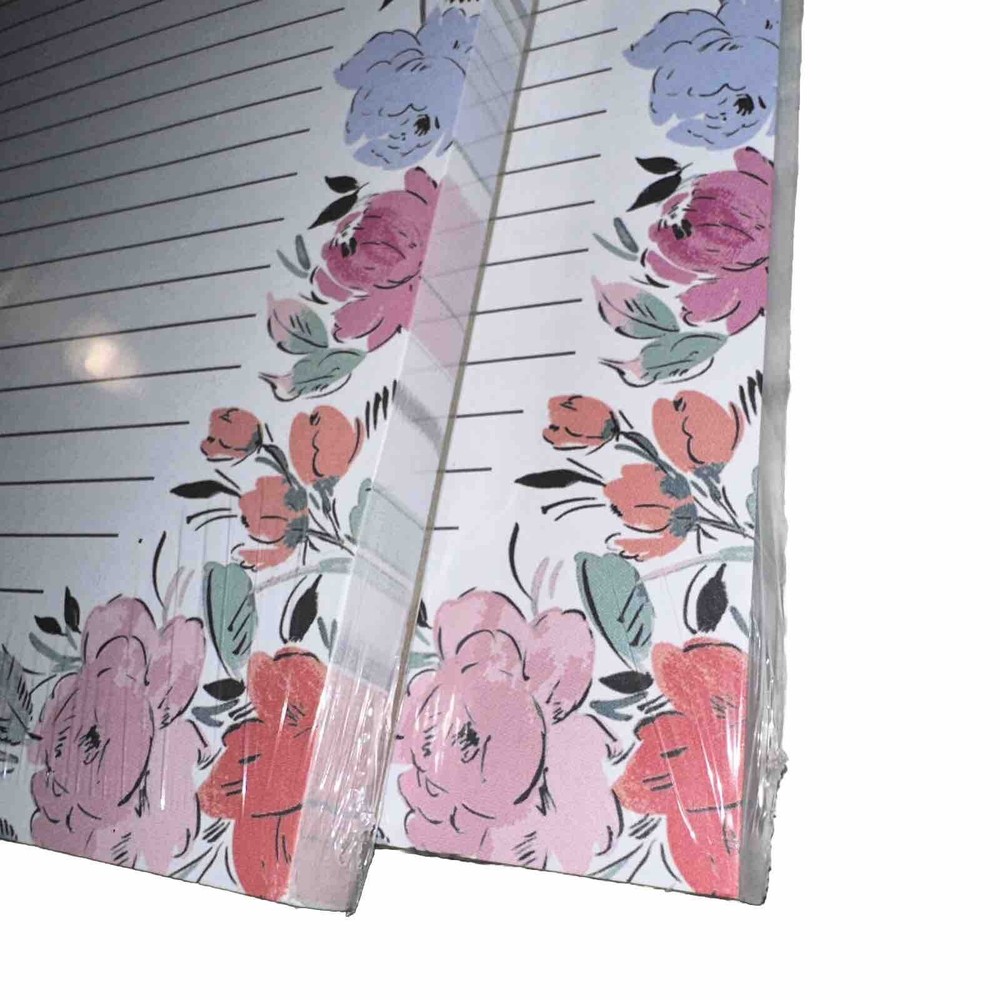 PUNCH STUDIO “notes” BEAUTIFUL FLORAL PRINT 💐 NOTE PADS 2 x 80 Pages