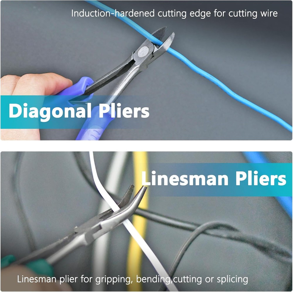 4 Pcs Jewelry Pliers Tool Set, Making Set with Multi