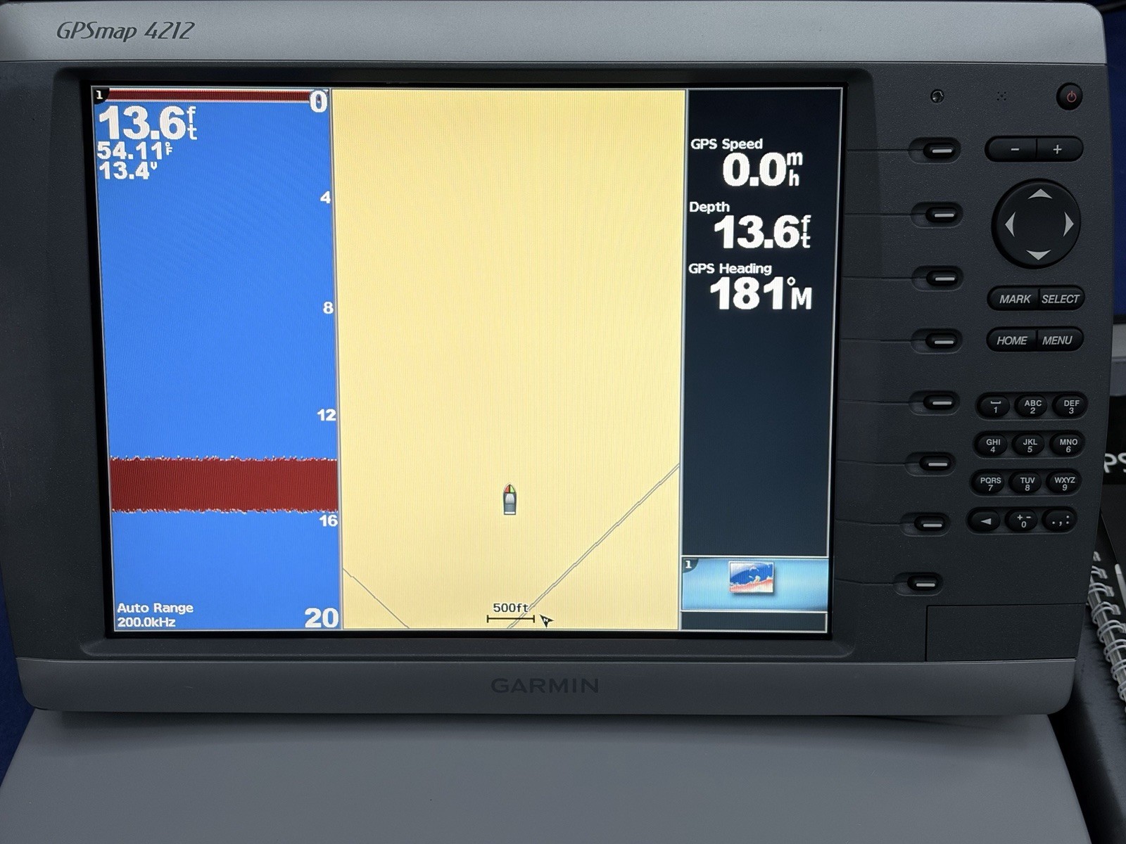 Garmin GPSmap 4212 GPS Chartplotter Multifunction Display W/ Cover- VERY CLEAN!