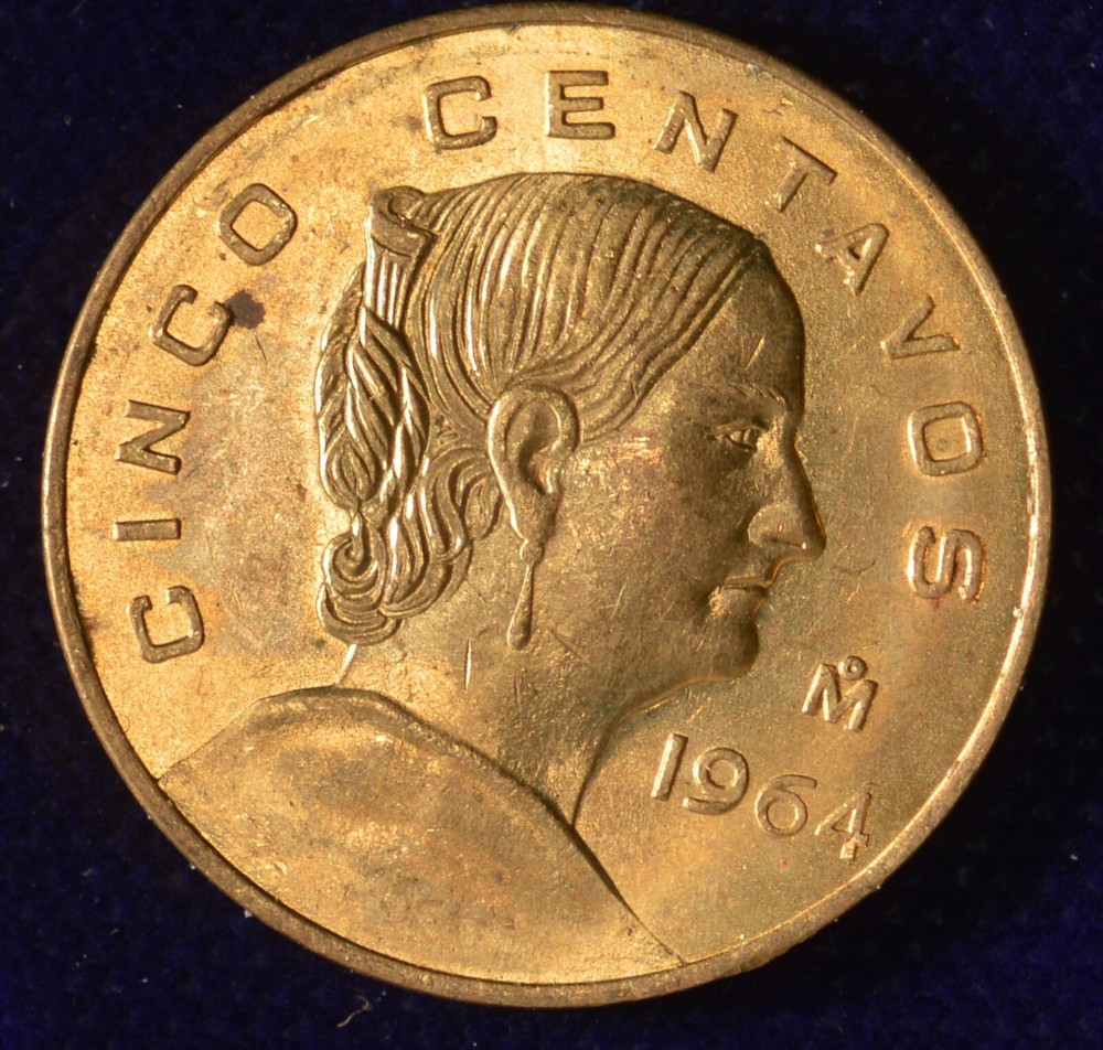 Mexico - 5 CENTAVOS 1964 - UNCIRCULATED