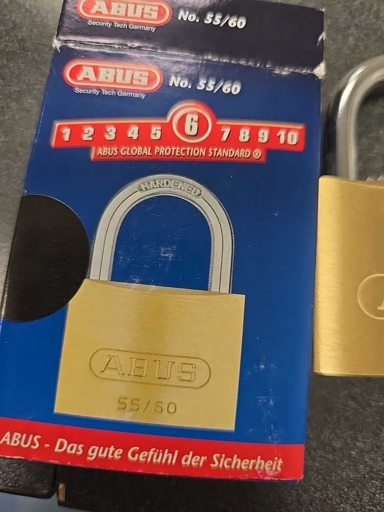 Abus 55/60 Padlock New With Keys