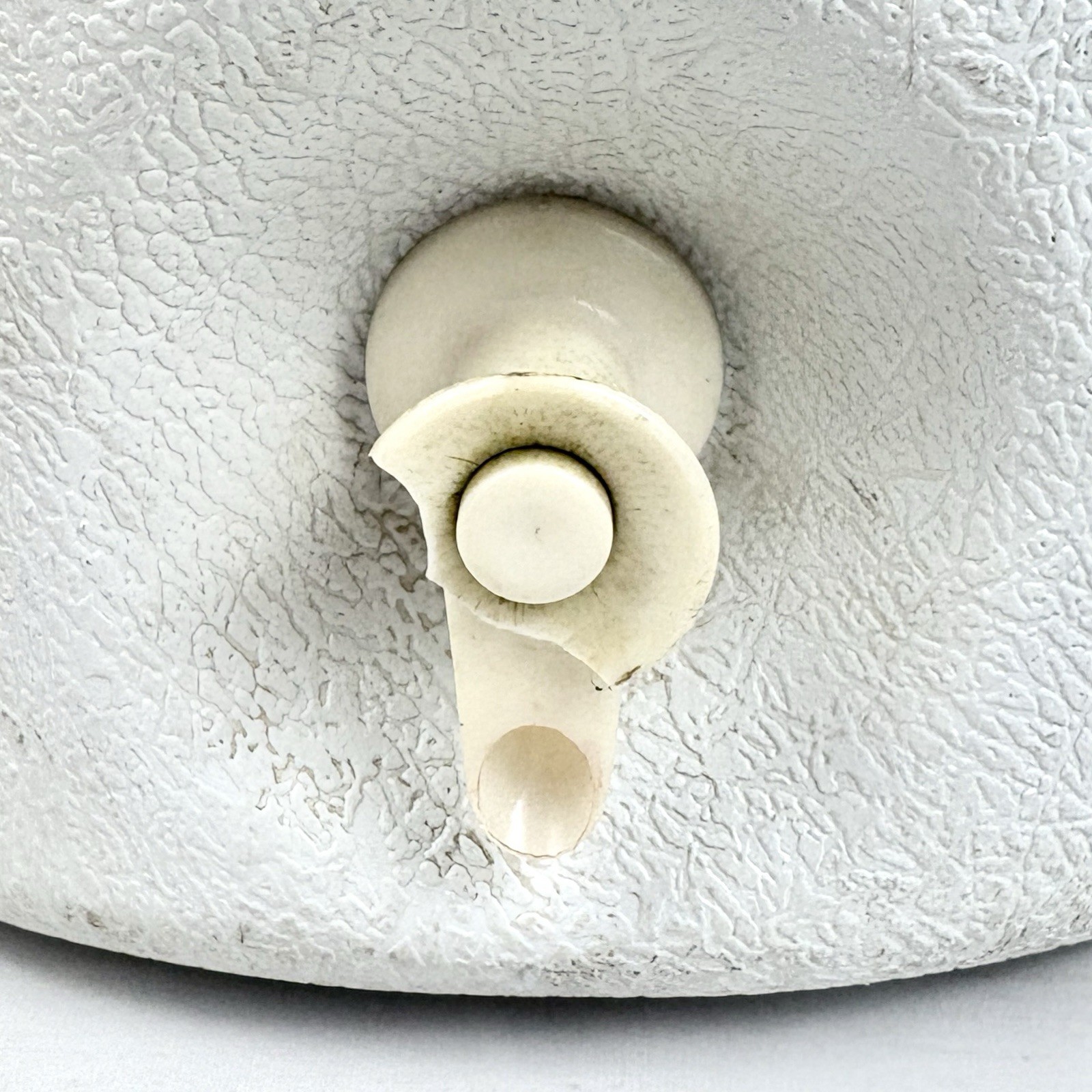 Vintage Igloo 2 Gallon Water Cooler Dispenser Houston TX Yellow White Handle Jug