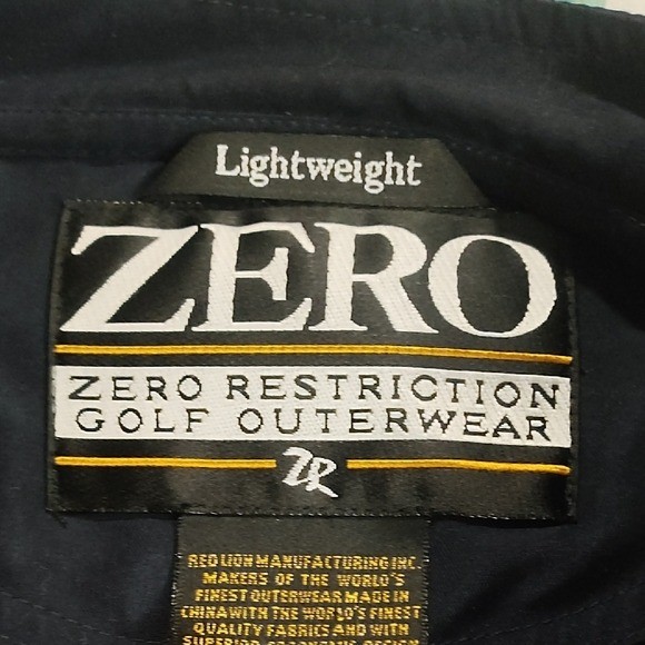 Zero Restriction Men's Golf Navy Sweater Size L
