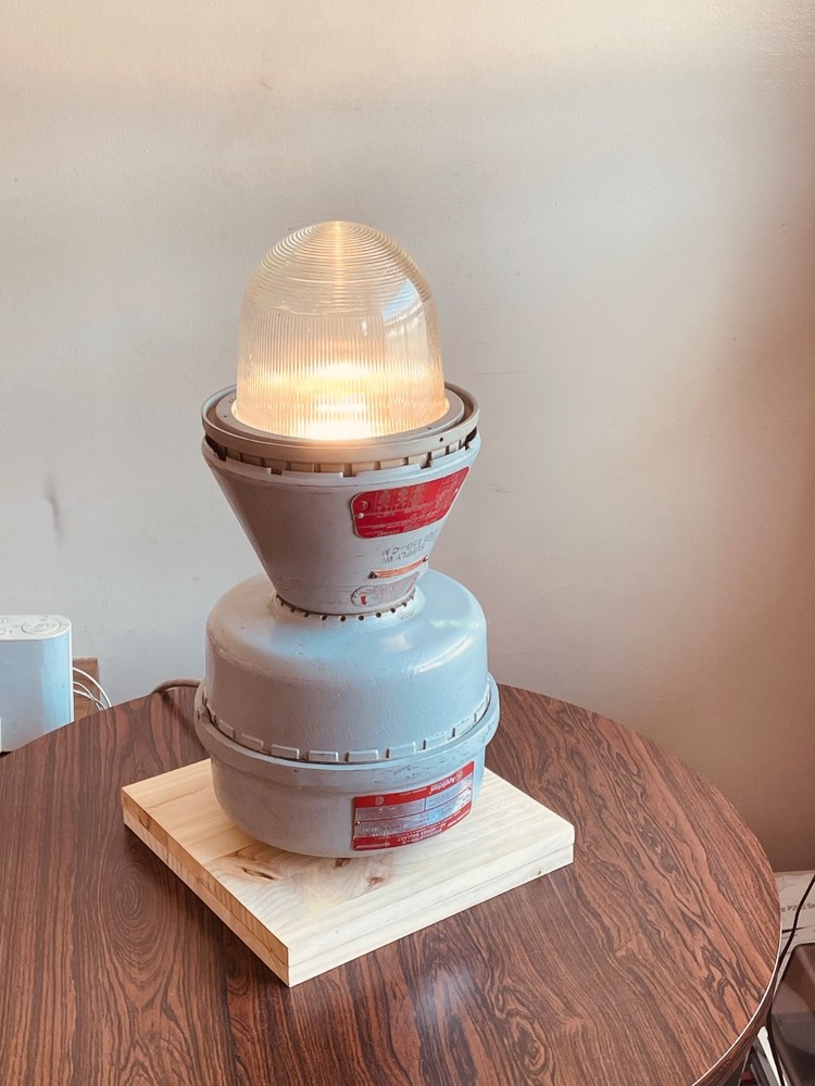 Appleton A-51 Explosion Proof Table Lamp conversion. ES bulb. 25+ available.