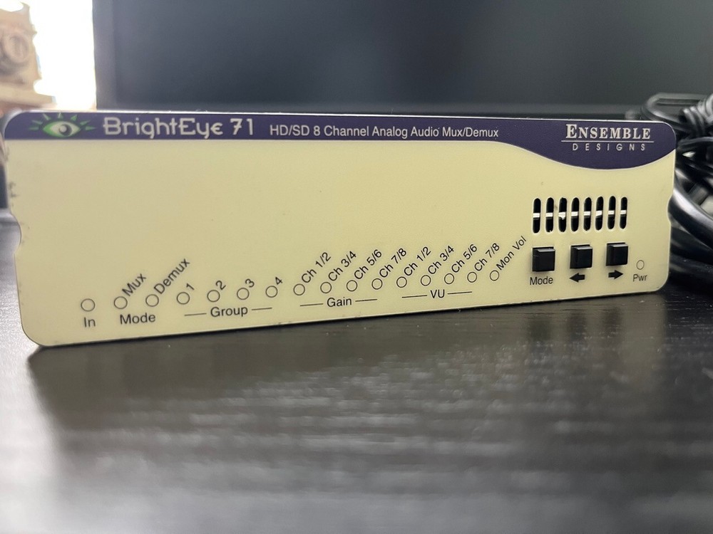 Ensemble Designs BrightEye 71 Audio Embedder/Disembedder **NO AC Cable**
