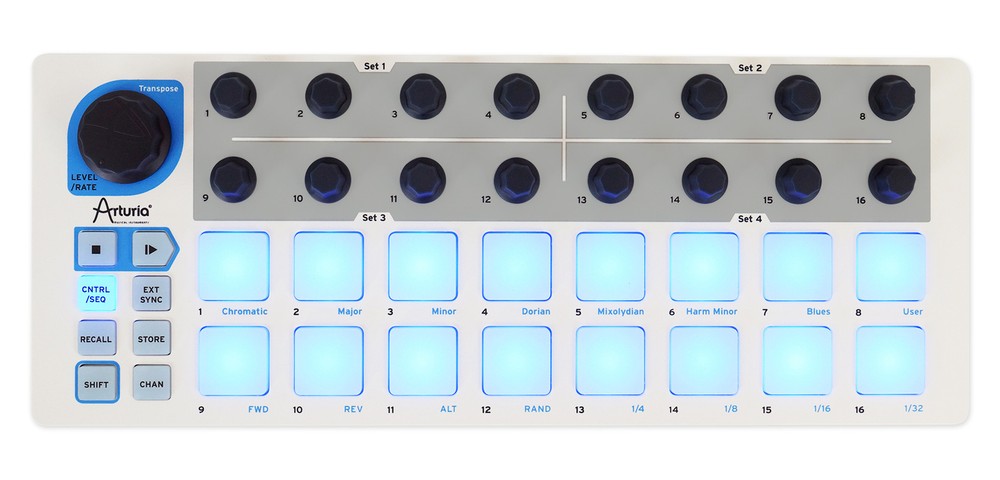 Arturia BeatStep 16-Step Analog Sequencer Midi USB DJ Pad Controller + Speaker