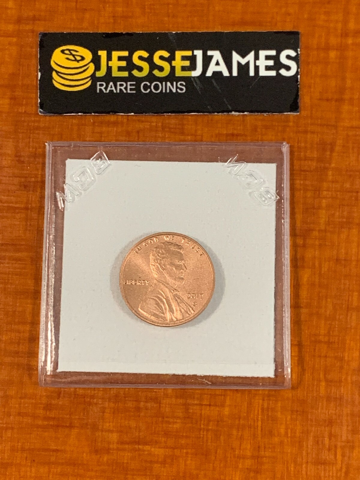 2017 S ENHANCED LINCOLN CENT IN COIN FLIP FROM THE 225TH ANNIVERSARY SET