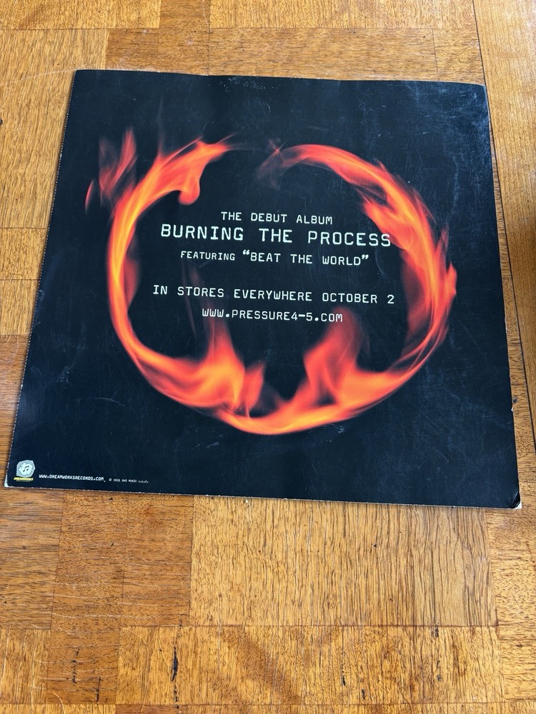 Pressure 4-5 Signed Double Sided Poster