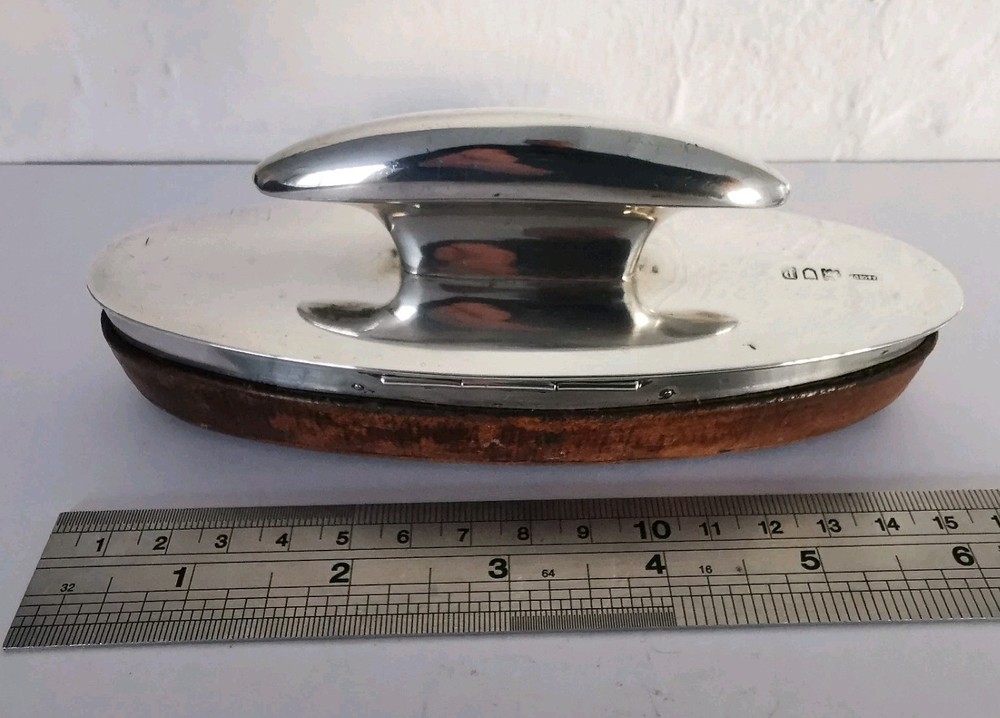 Asprey Rare Solid Silver Box and Buffer Combination - London 1910