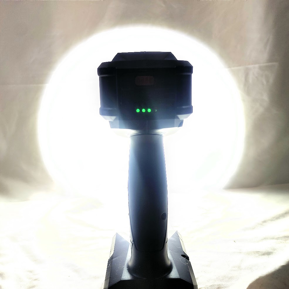 Husky 5000 Lumen Hybrid Power Swivel Rechargeable Spotlight (91640)
