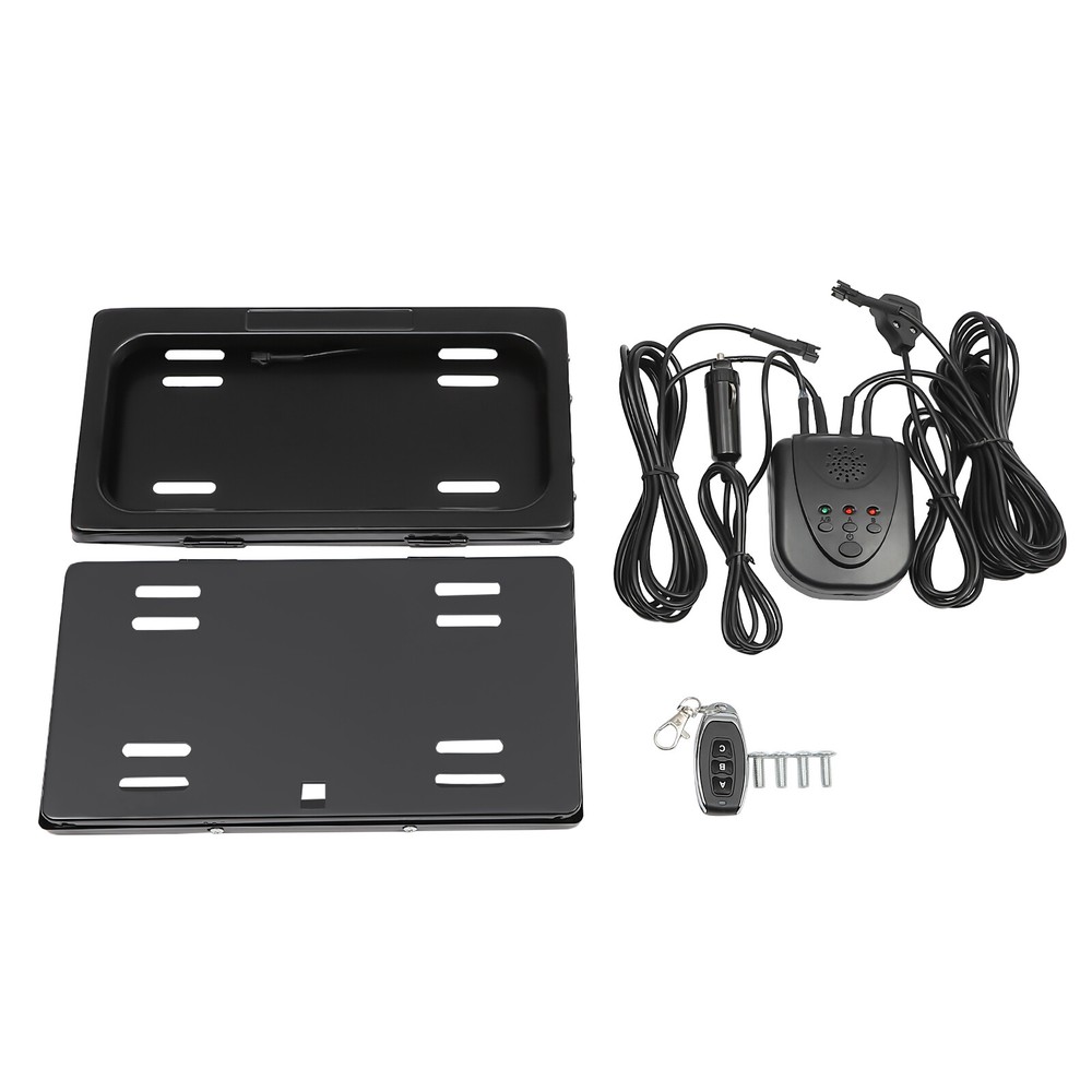2PCS for Universal License Plate Frames License Plate Tag Holder Front & Back