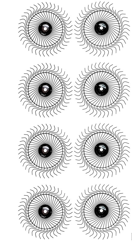 Ag-Rite 55" Paired set of Left and Right Wheels for Hay Raking, 7mm Tines (8)