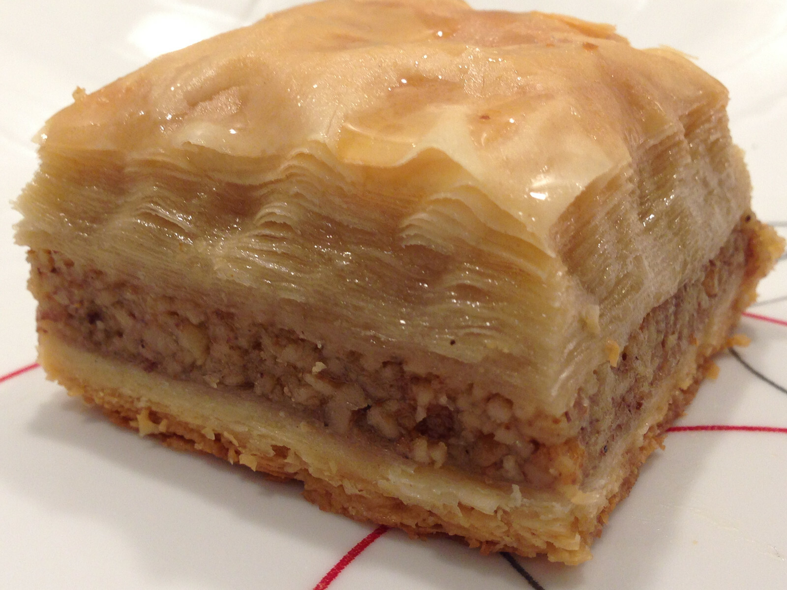 Organic Large Baklava with Walnut & Bee Honey! Unique Quality 5LB 24 big Pieces