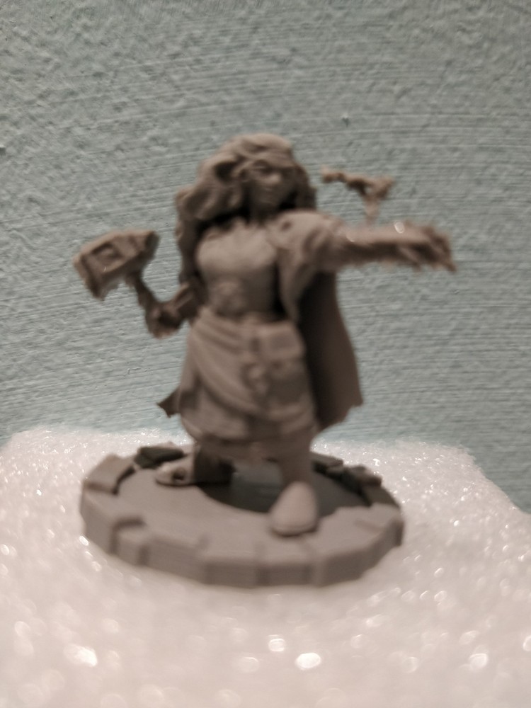 Lezeal - Dwarf Wizard Custom figure dnd pathfinder rpg