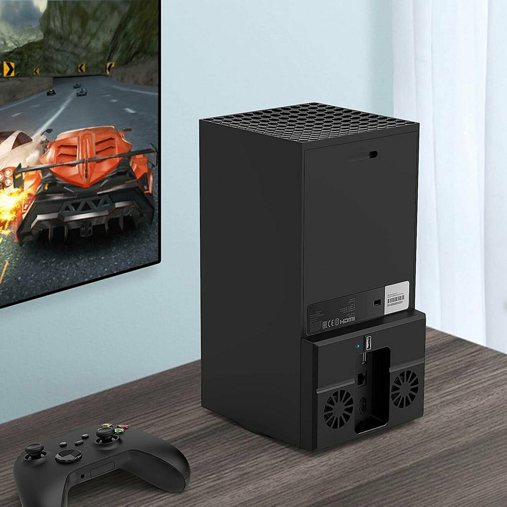 5V/2A USB Vertical Dual Silent Fan External Cooler For Xbox Series X Console