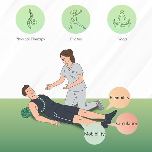 Soft Density Foam Roller 36" x 6" – Low Density Physical Therapy Roller for