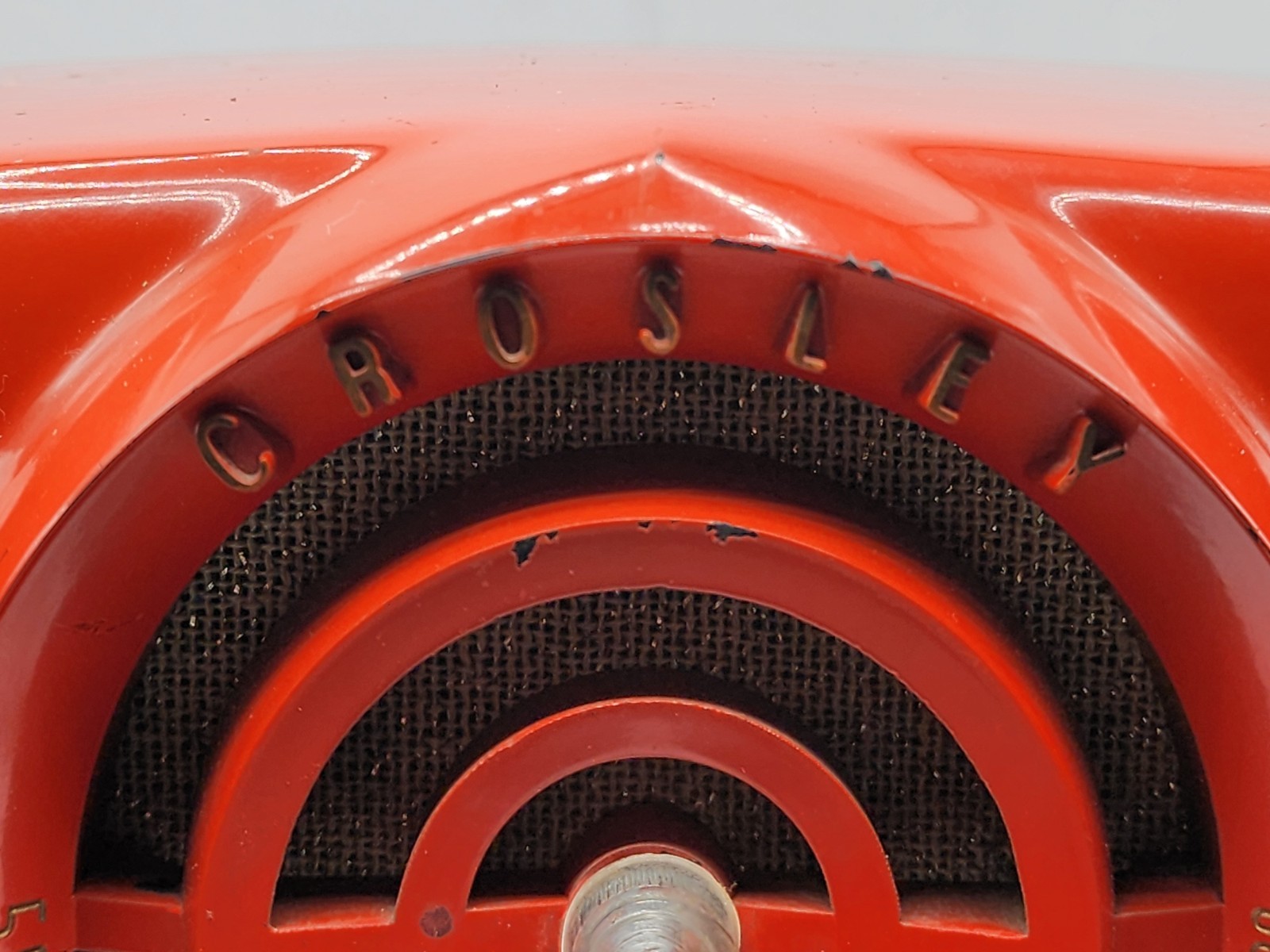 1951 Crosley "Bullseye" Tube Radio Mid-Century Atomic Era Model 11-100 Series