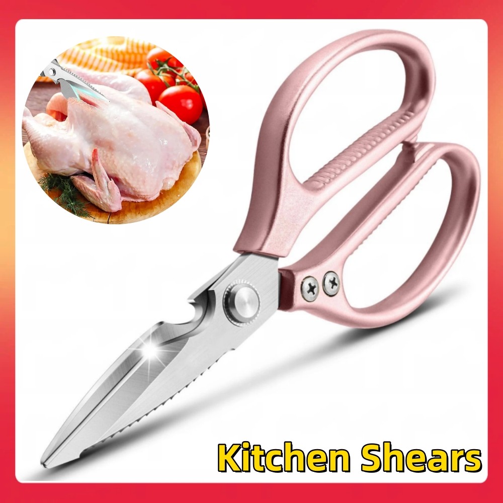 Kitchen Shears Multi-Function Kitchen Scissors Heavy Duty Sharp Stainless Steel