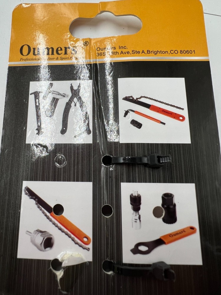 Genuine Oumers 159 Bicycle Spoke Wrench Black Silver