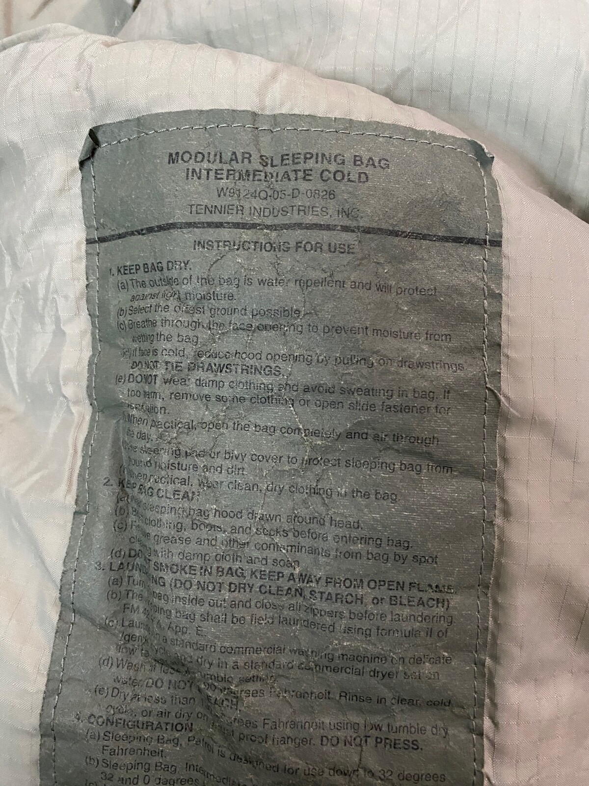 USGI MSS Modular Sleep System 5 Piece ACU