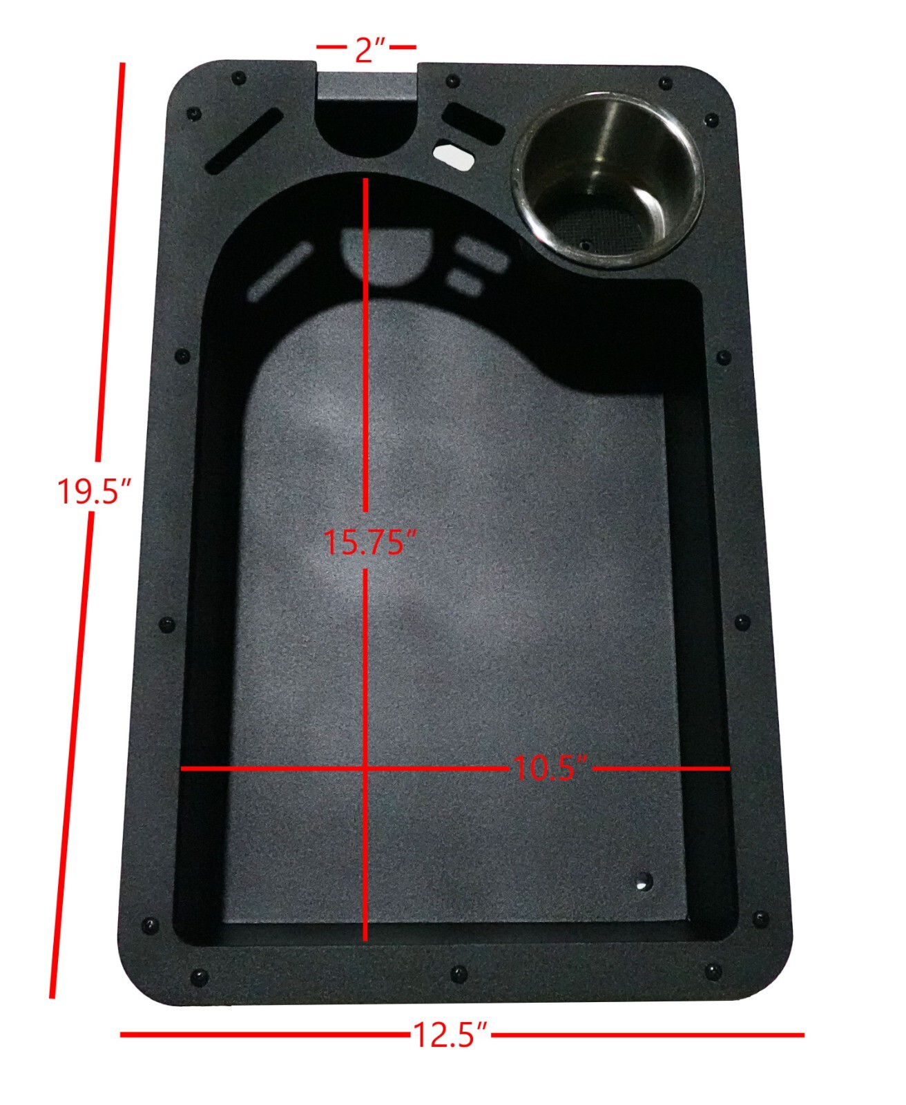 Recessed Trolling Motor Foot Pedal Pan Tray