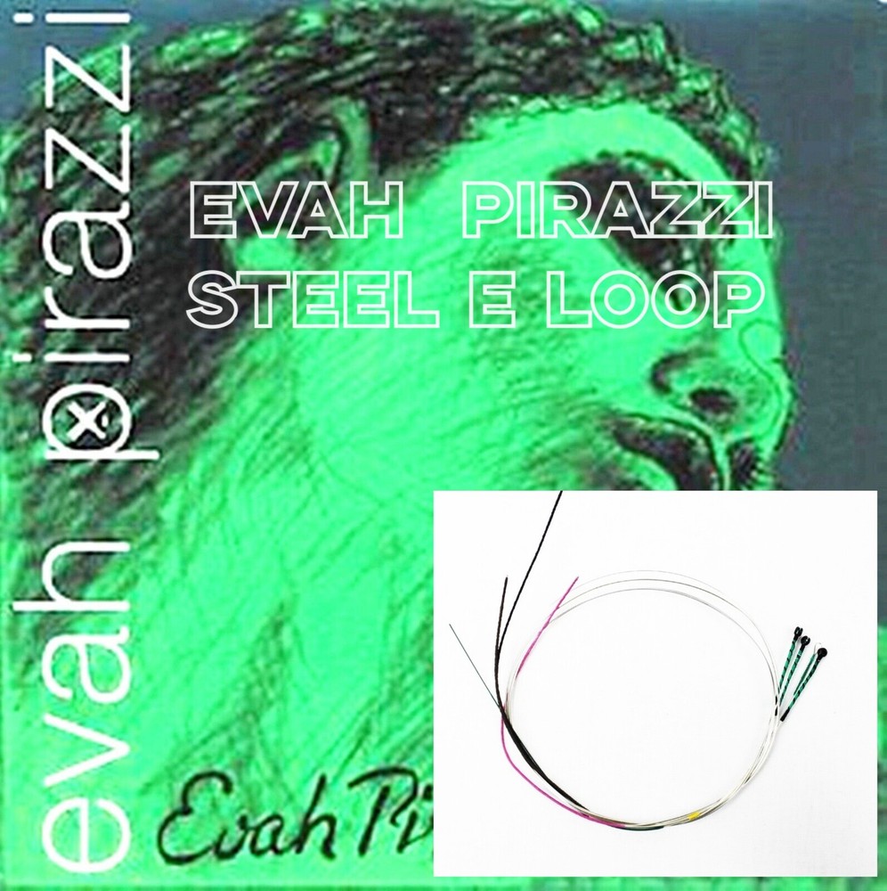 Evah Pirazzi Violin String Set 4/4 Size Medium Gauge With Loop-end E