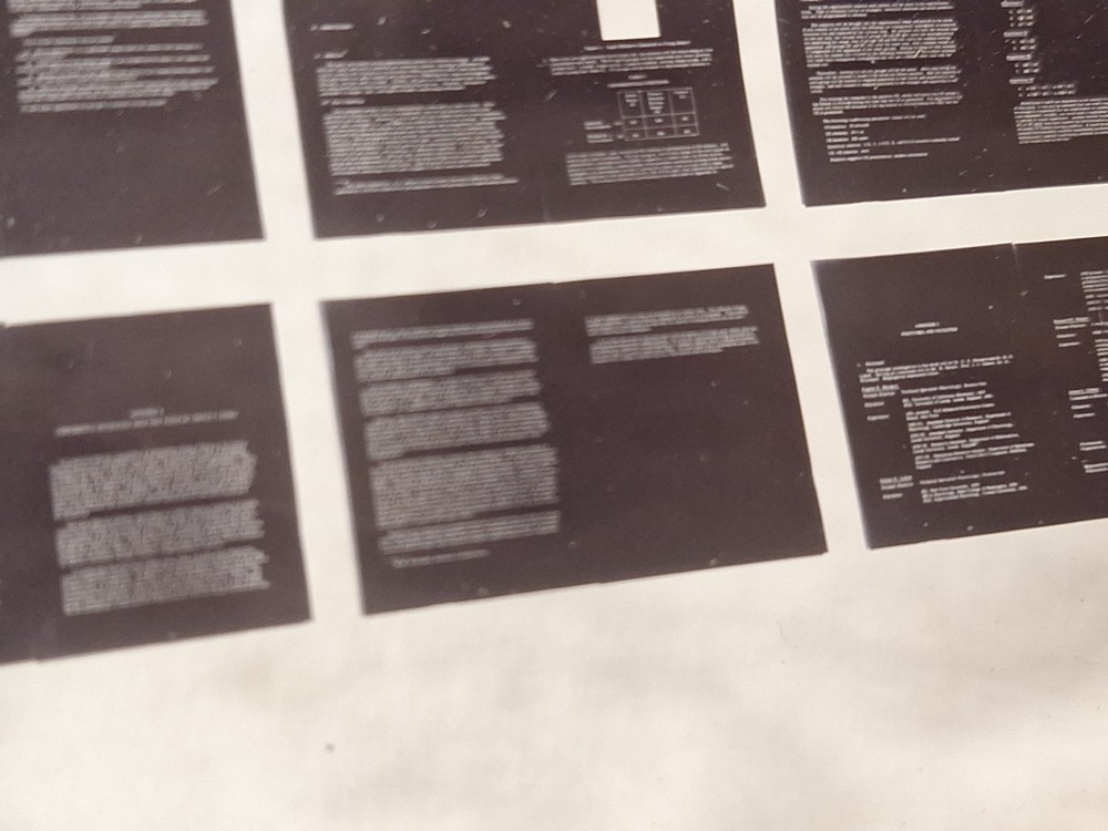 Vtg Military Microfiche Studies In The Perception Using Retinal 1962 CPP-350