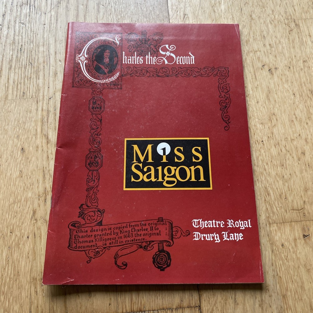 Miss Saigon Programme - Drury Lane 1998